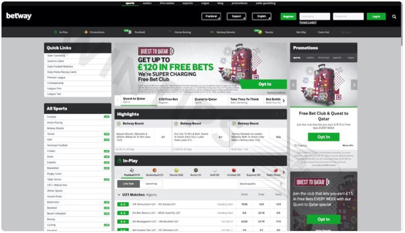 Betway – Betting site in nigeria has a large number of members